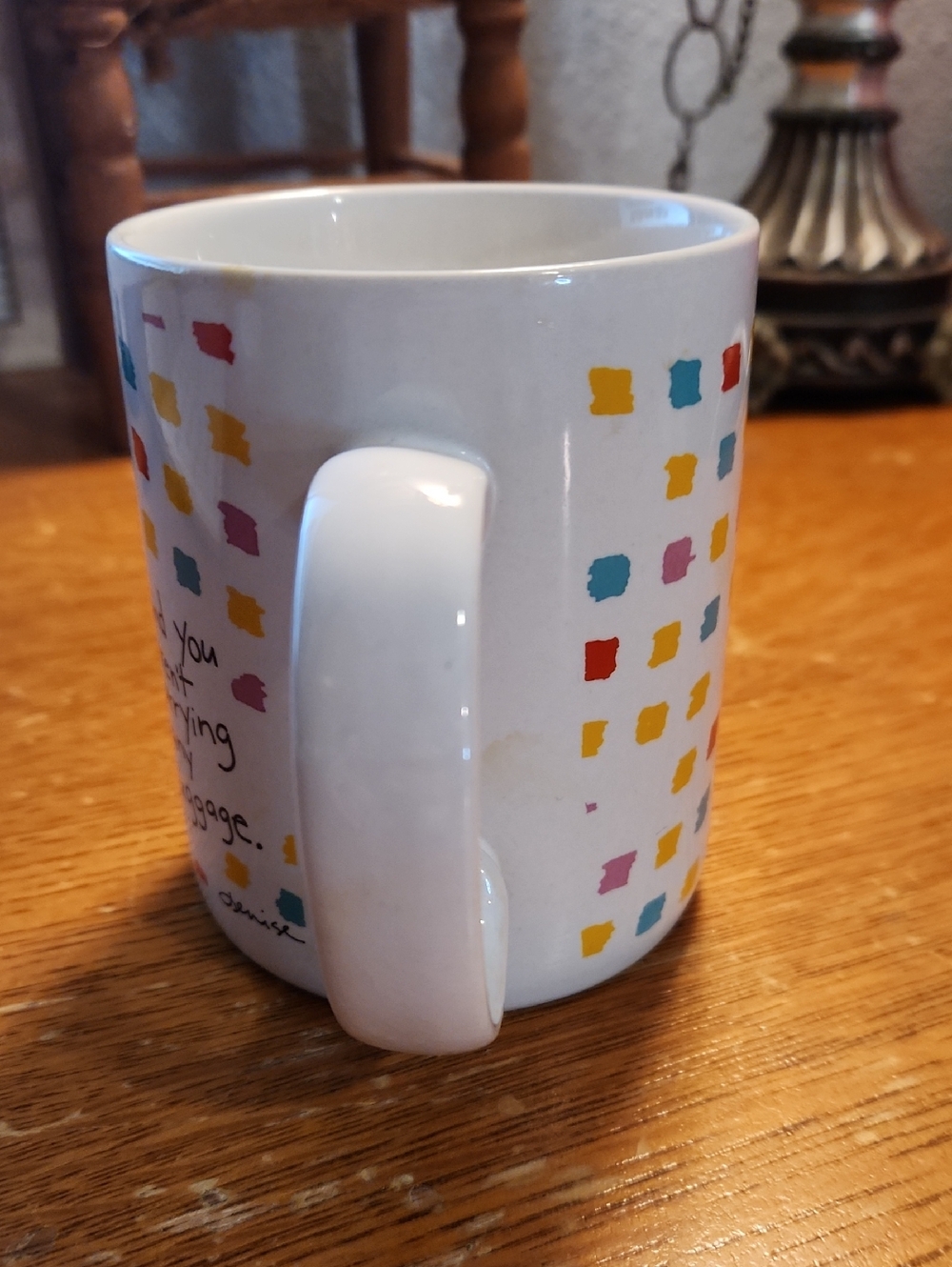Shoebox Greetings Vintage Ceramic Graphic Mug - Picture 2 of 4